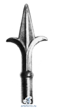 Пика лилия, основание Ø13 мм, 54х130 мм