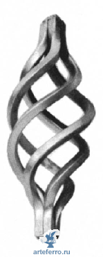 Корзинка с основанием 24мм, 95х180мм