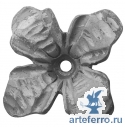 Цветок кованый 85х85х4мм
